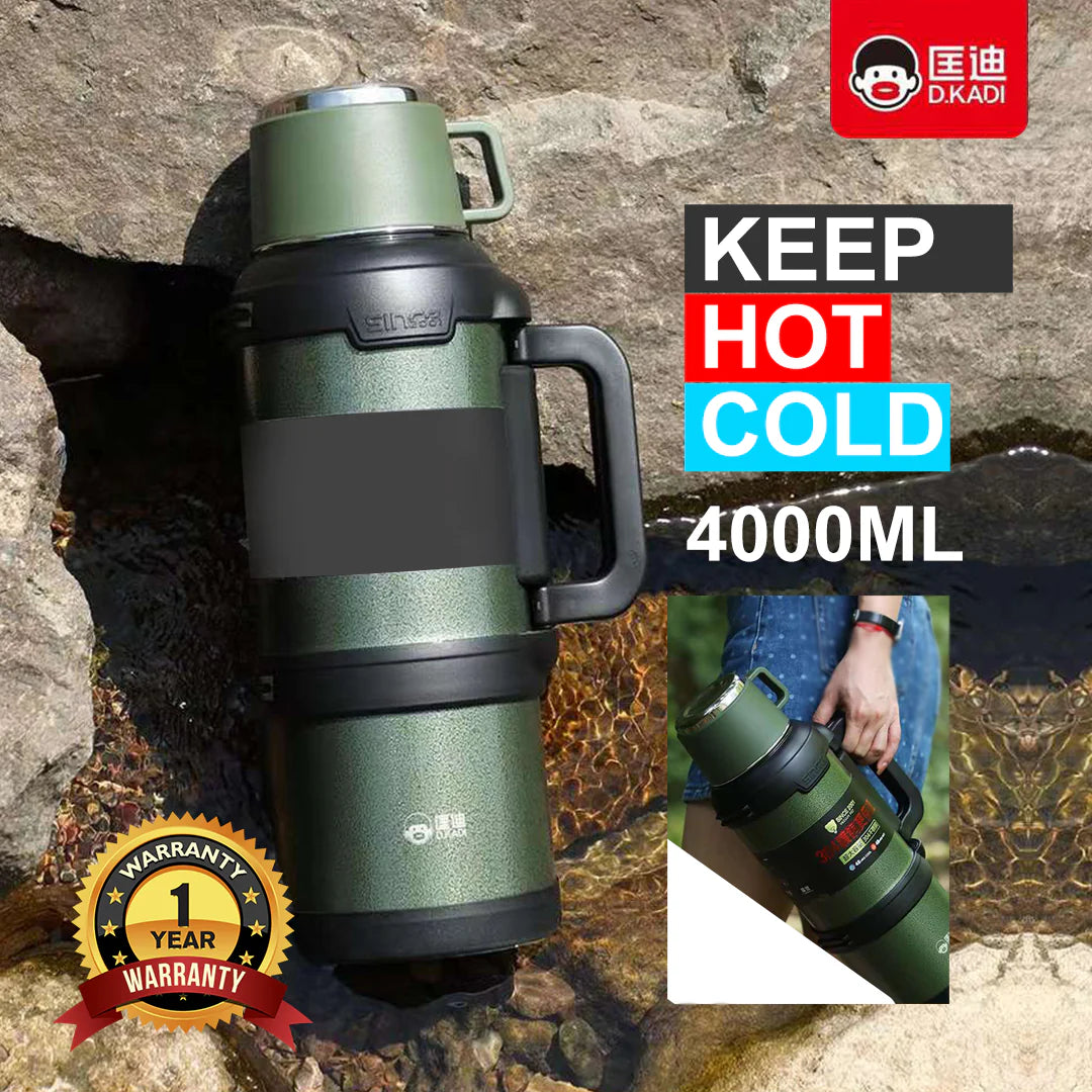 Dr-Kadi 9103 Vacumm Bottle 4000 ml- Green