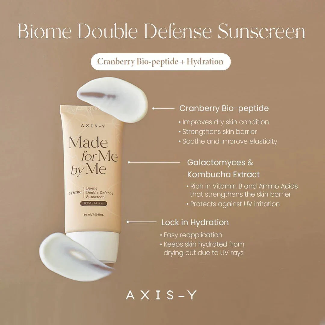 AXIS-Y Biome Double Defense Sunscreen - 50 ml