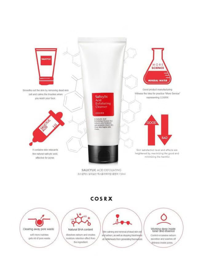 Cosrx Salicylic Acid Daily Gentle Cleanser - 150ml
