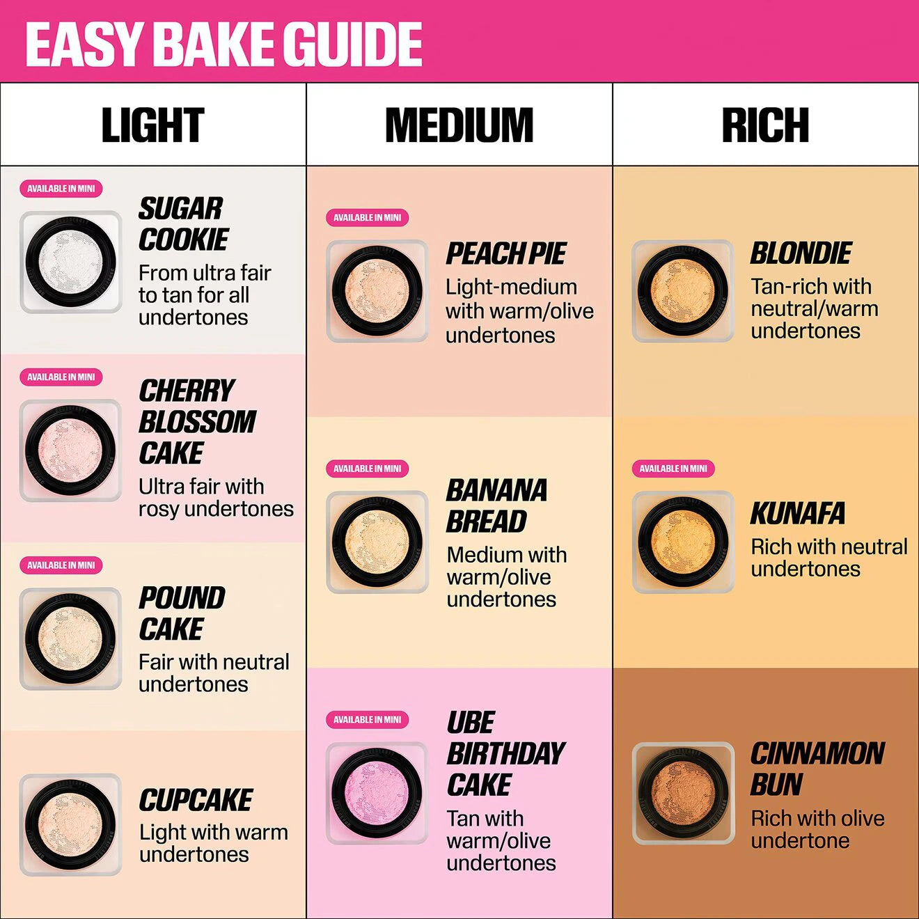 Huda Beauty Easy Bake Loose Powder Mini