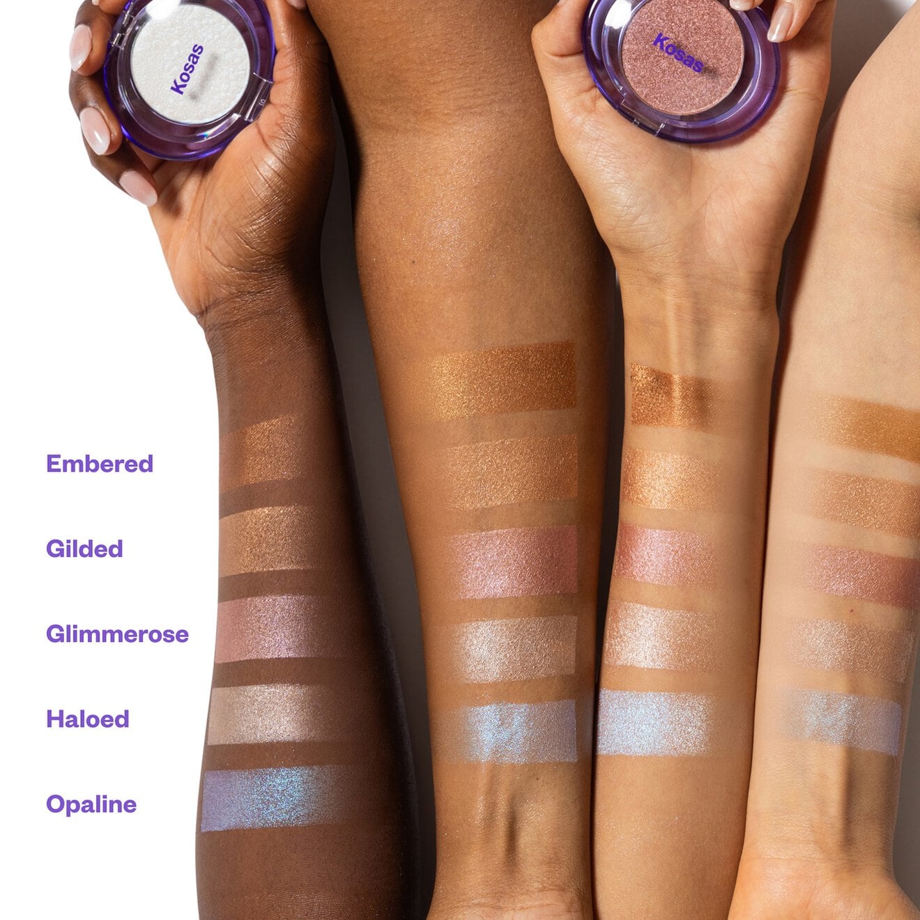 KOSAS Shiny Objects Wet Glisten Highlighter Powder