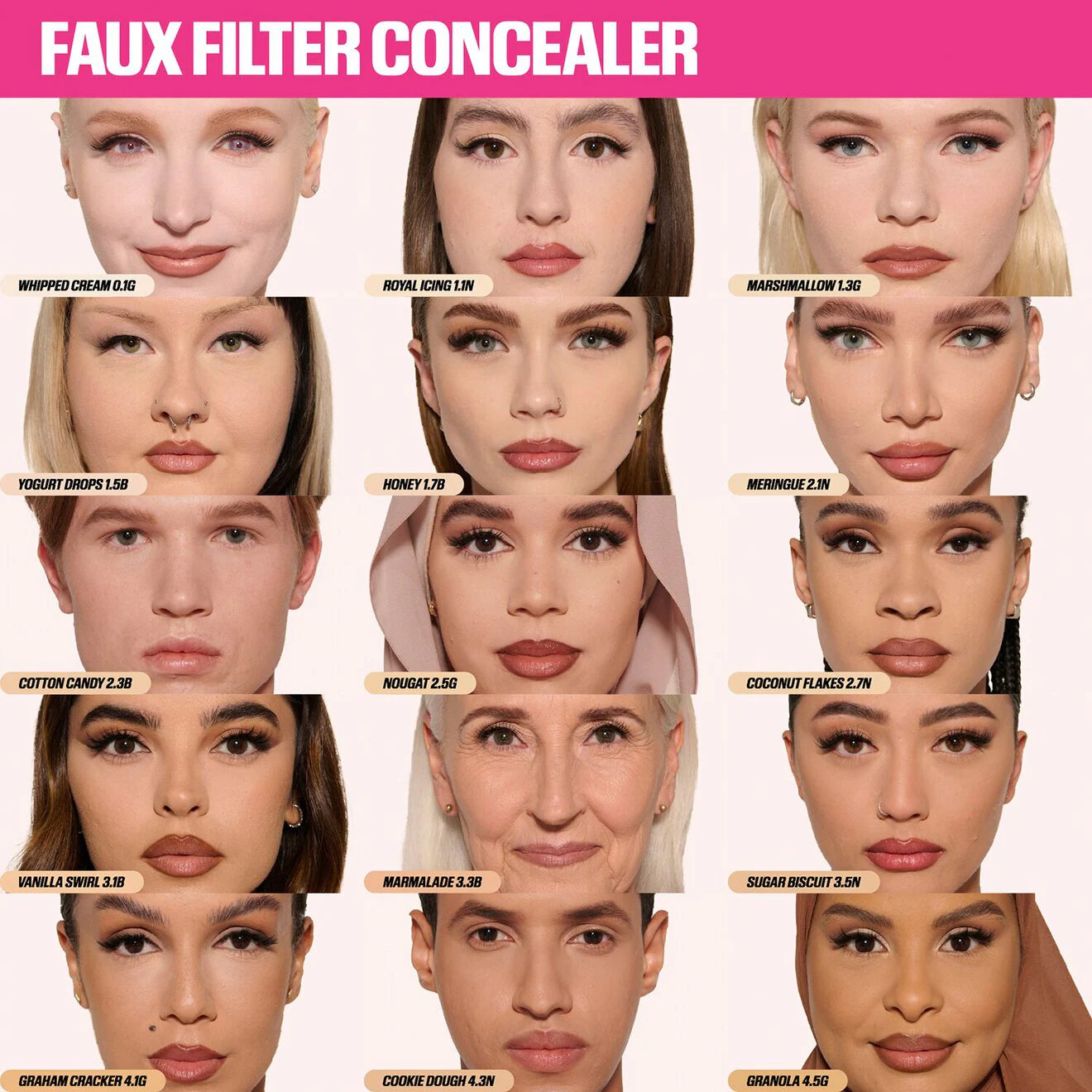 Huda Beauty Fauxfilter Luminous Matte Liquid Concealer