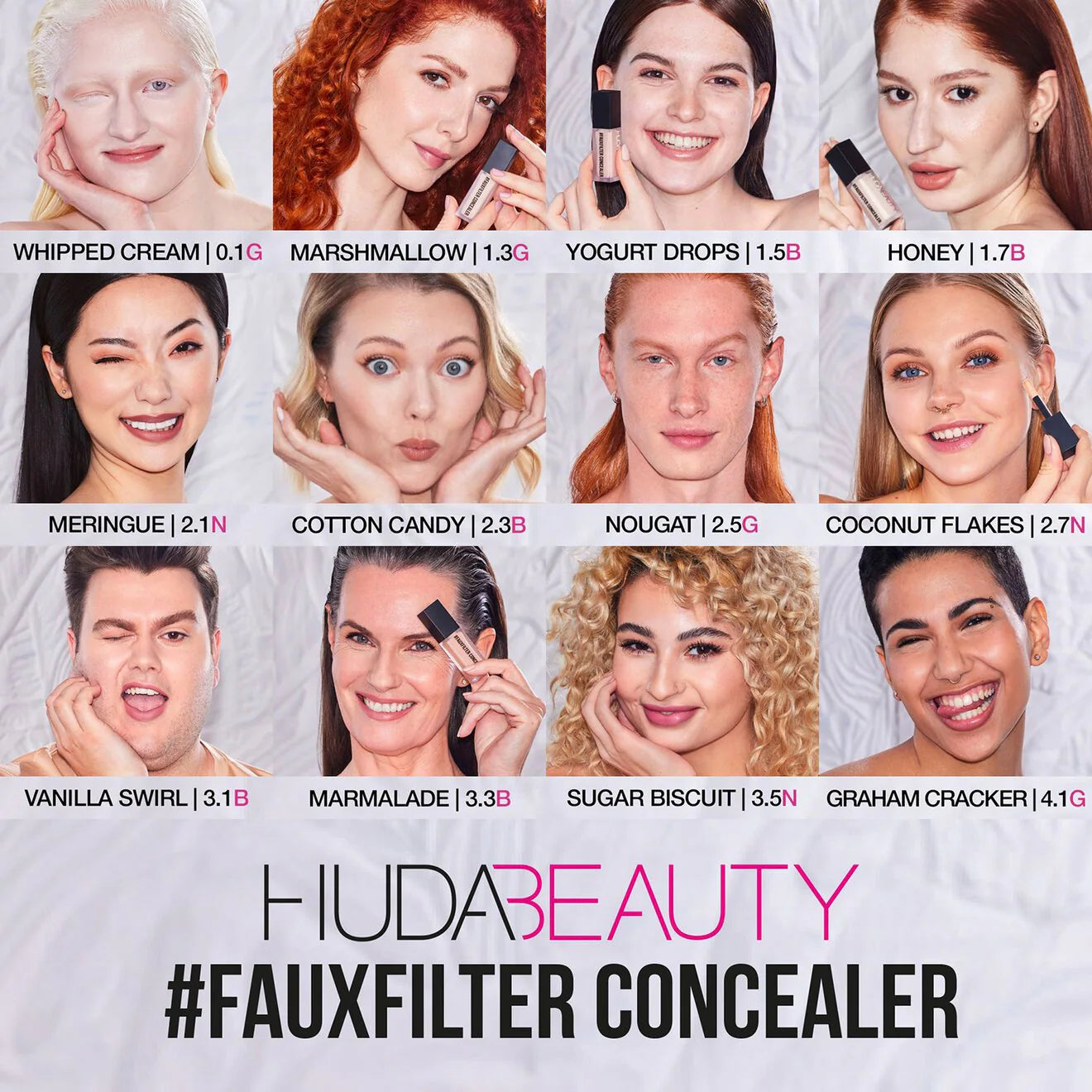 Huda Beauty Fauxfilter Luminous Matte Liquid Concealer