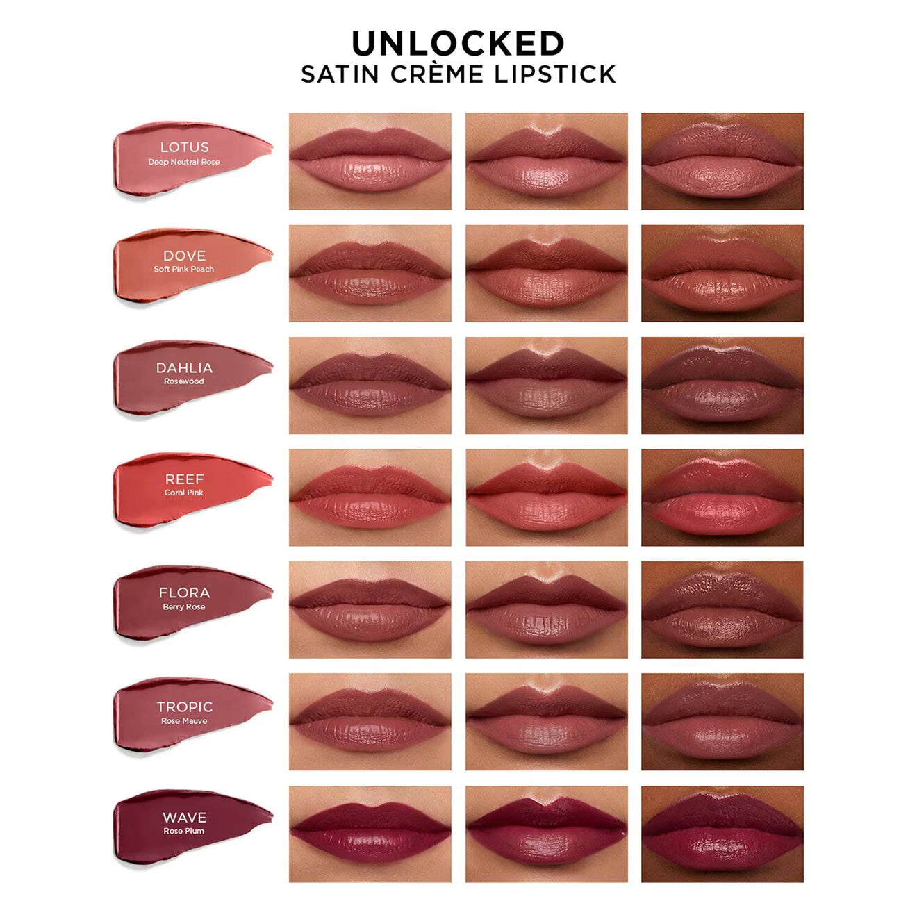 Hourglass Unlocked Satin Creme Lipstick