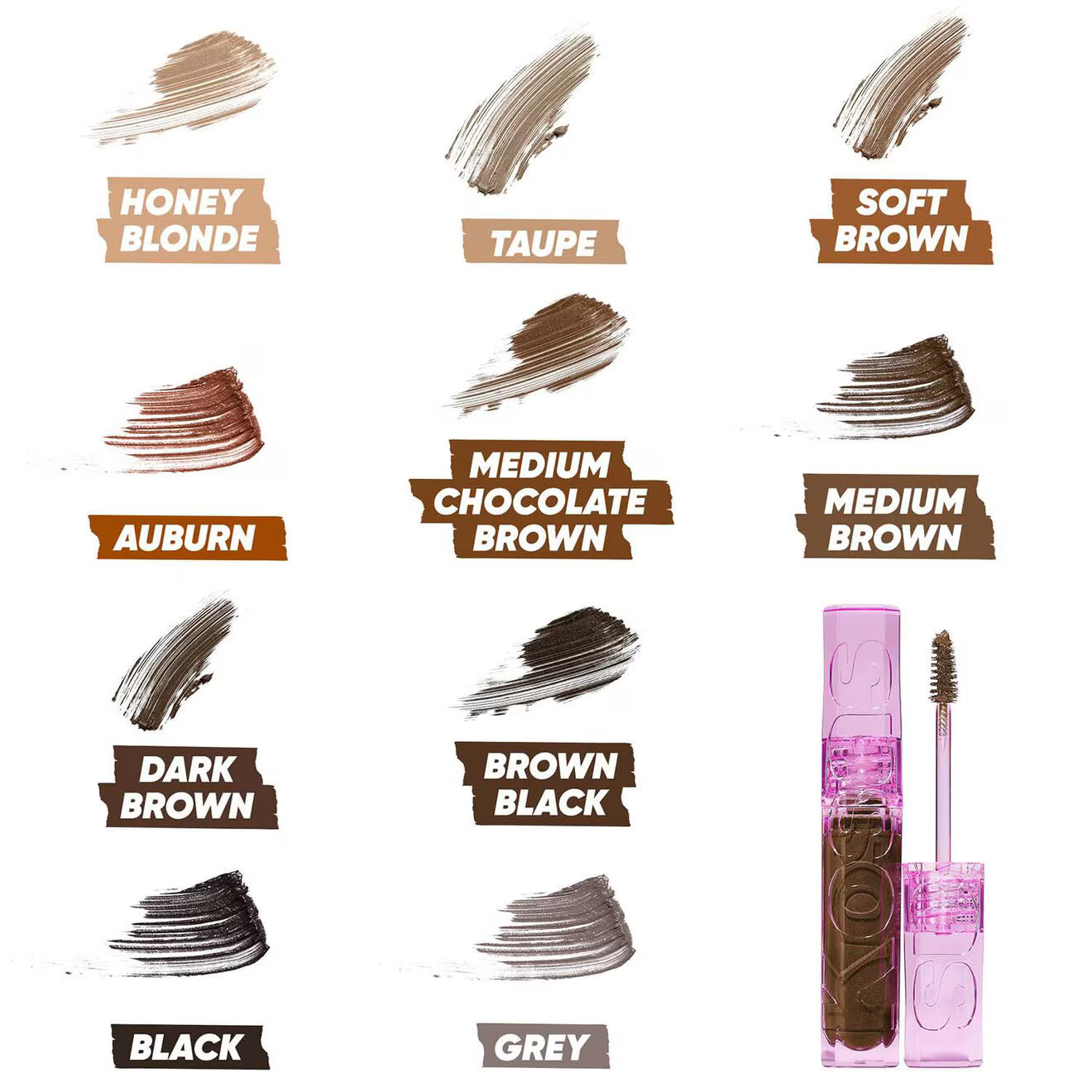 KOSAS Air Brow Tinted Volumizing Treatment Gel