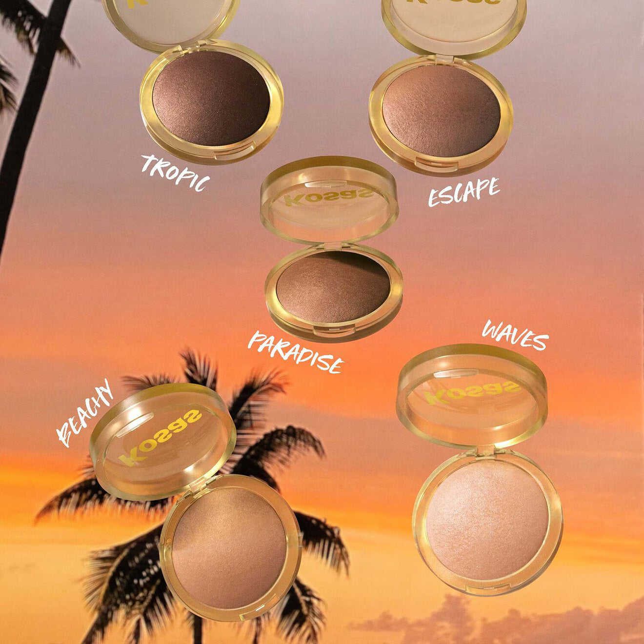 KOSAS The Sun Show Glowy Talc-Free Baked Bronzer
