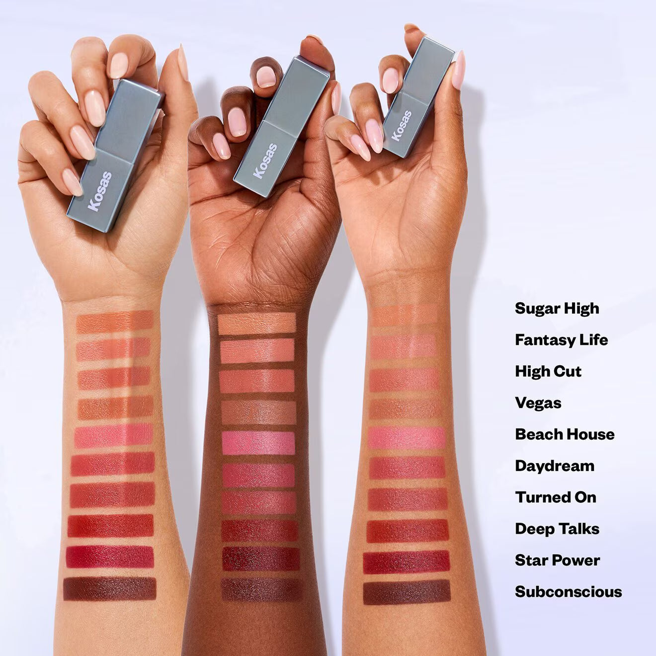 KOSAS Weightless Lip Color Nourishing Satin Lipstick