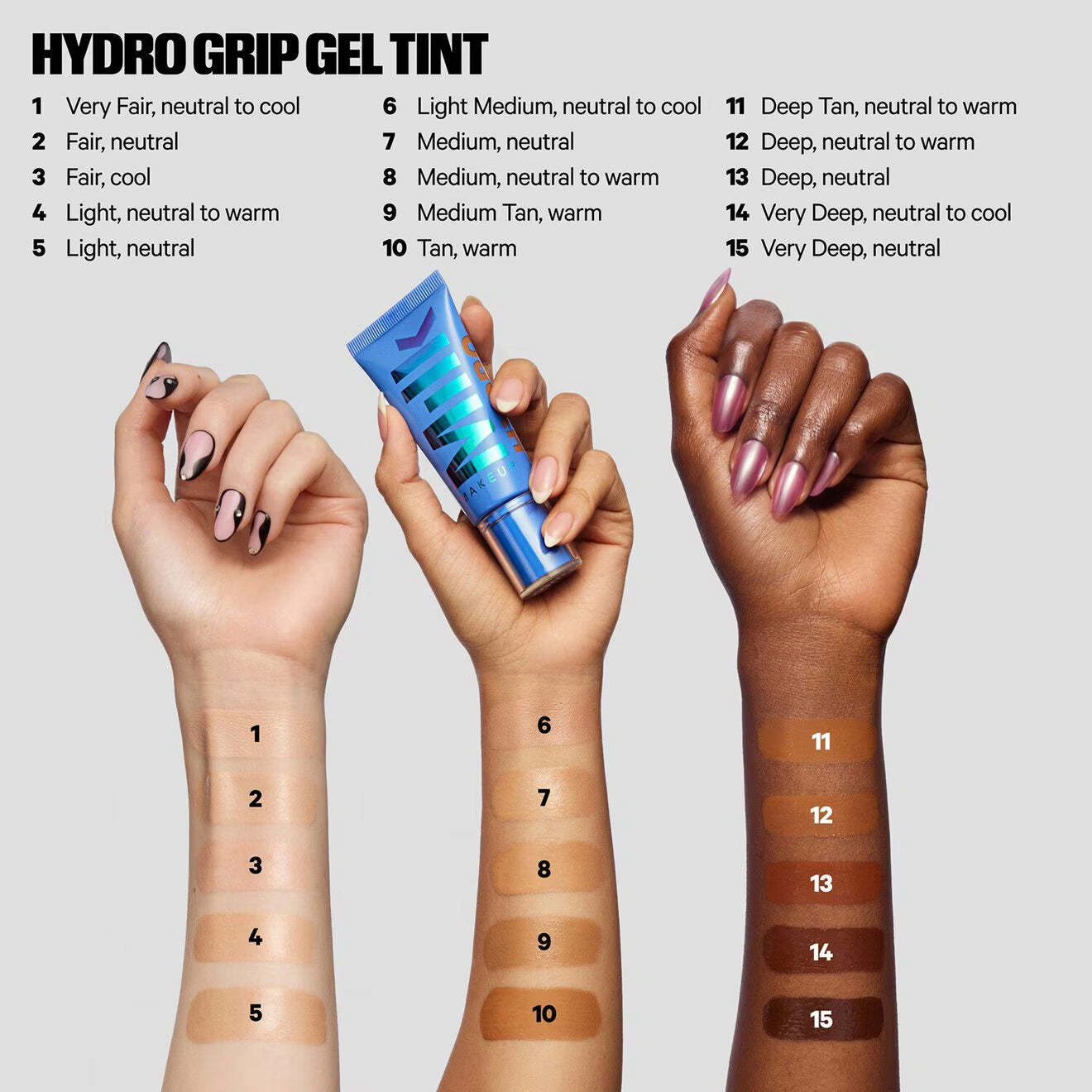 Milk Makeup Hydro Grip Gel Tint – 12-Hour Hydrating Gel Skin Tint