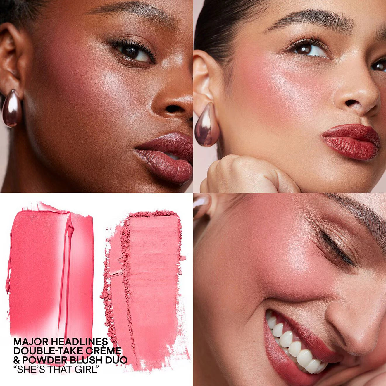 PATRICK TA Mini Major Headlines Double-Take Crème and Powder Blush Duo