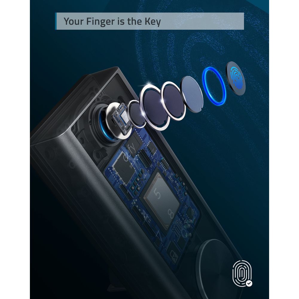 Eufy Smart Lock FingerPrint & Wi-Fi -Black