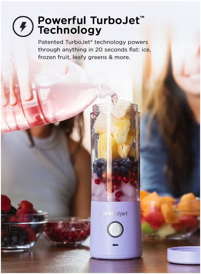 BLENDJET V2 Portable Blender - World's Most Powerful Compact 16Oz BPA Free Blender - Royal