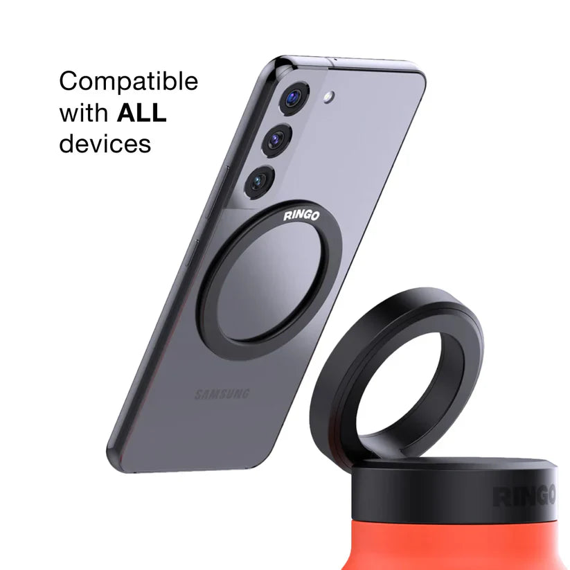 Ringo Water Bottle 32 Oz Screw Lid / Booster Ring - Orange