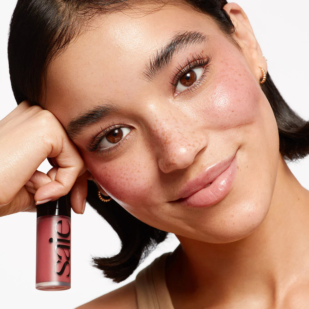 Saie Dew Blush - Blendable Liquid Blush - Chilly