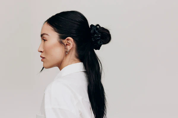 Slip Large Scrunchies - Black - 3 Pcs