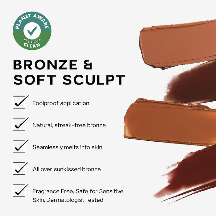 Saie Sun Melt - Natural Cream Bronzer - Medium Bronze