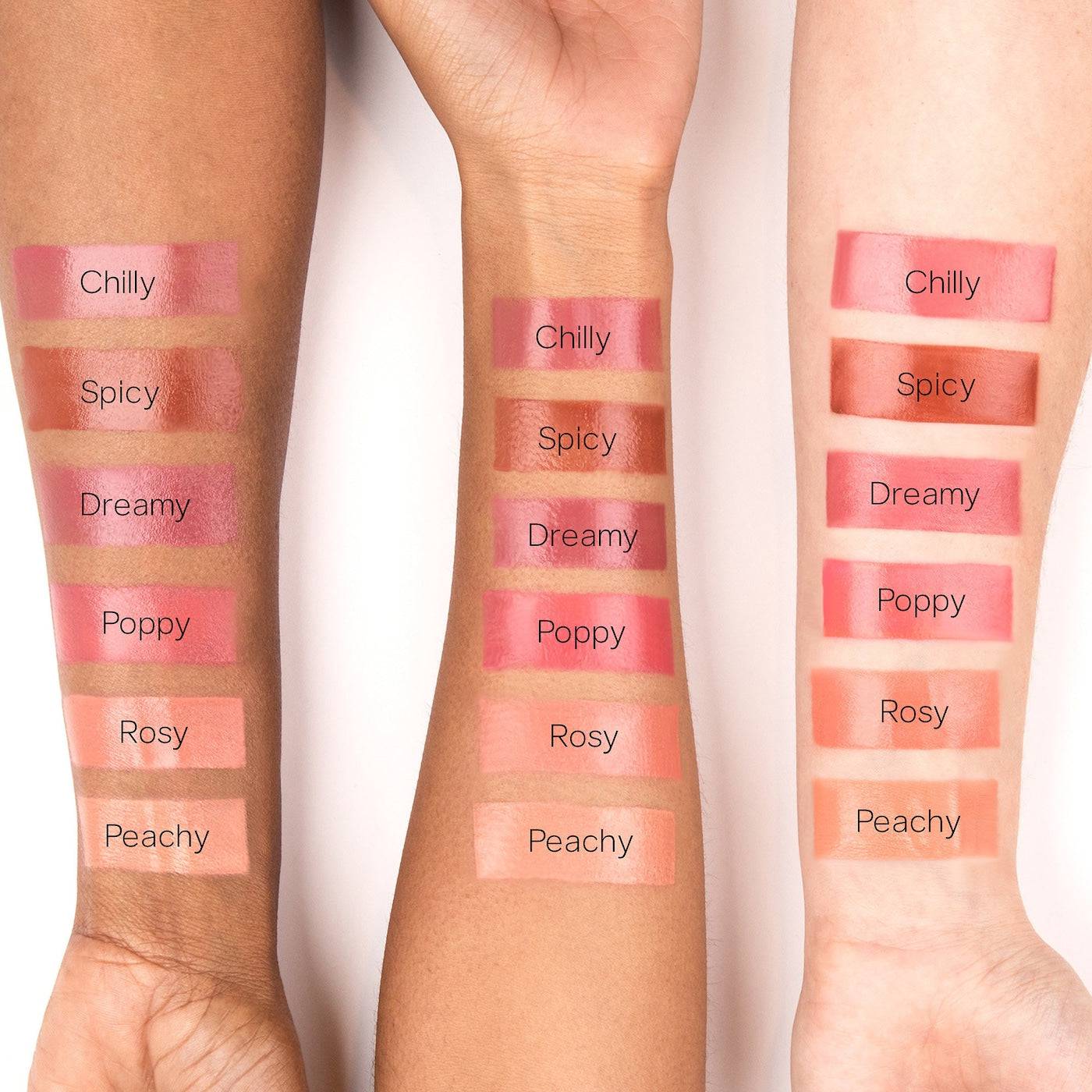 Saie Dew Blush - Blendable Liquid Blush - Chilly