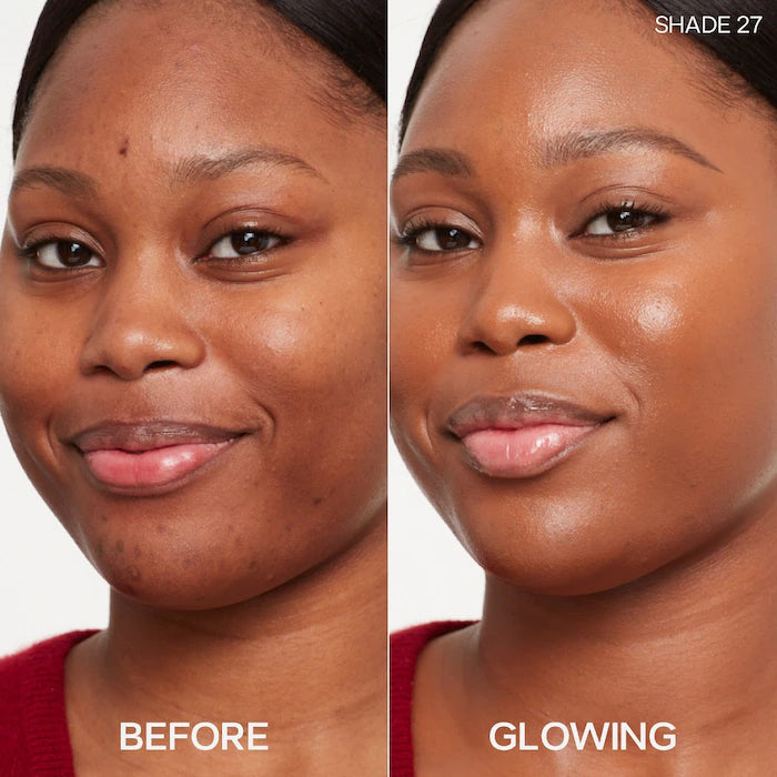 Saie Glowy Super Skin Tint Foundation with Hyaluronic Acid - 27 Medium/Tan Deep Olive Undertones
