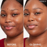 Saie Glowy Super Skin Tint Foundation with Hyaluronic Acid - 27 Medium/Tan Deep Olive Undertones