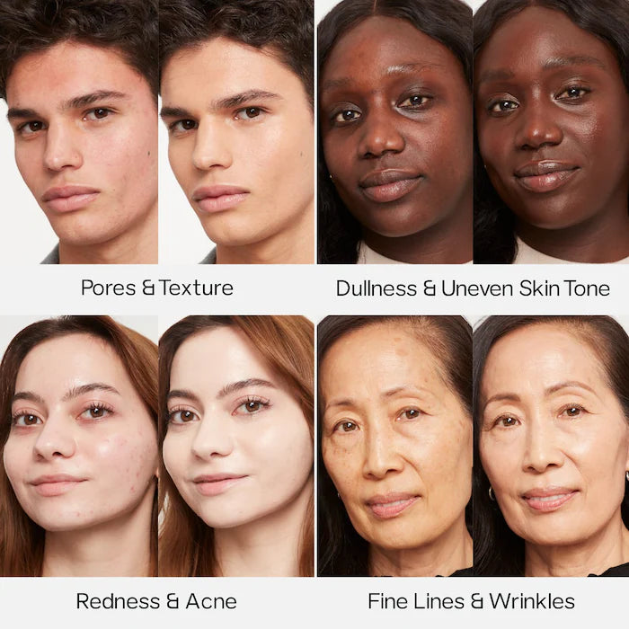 Saie Glowy Super Skin Tint Foundation with Hyaluronic Acid - 22 Medium/Tan Olive Undertones