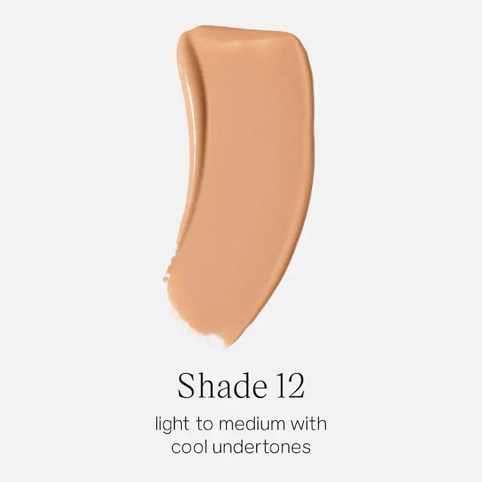Saie Glowy Super Skin Tint Foundation with Hyaluronic Acid - 12 Light Medium Cool Undertones