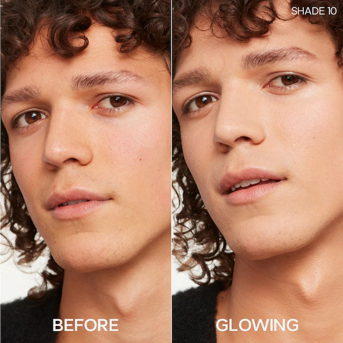 Saie Glowy Super Skin Tint Foundation with Hyaluronic Acid - 10 Light Medium Neutral Undertones
