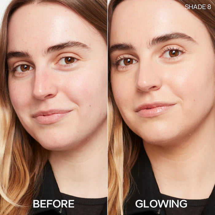 Saie Glowy Super Skin Tint Foundation with Hyaluronic Acid - 8 Light Warm Undertones