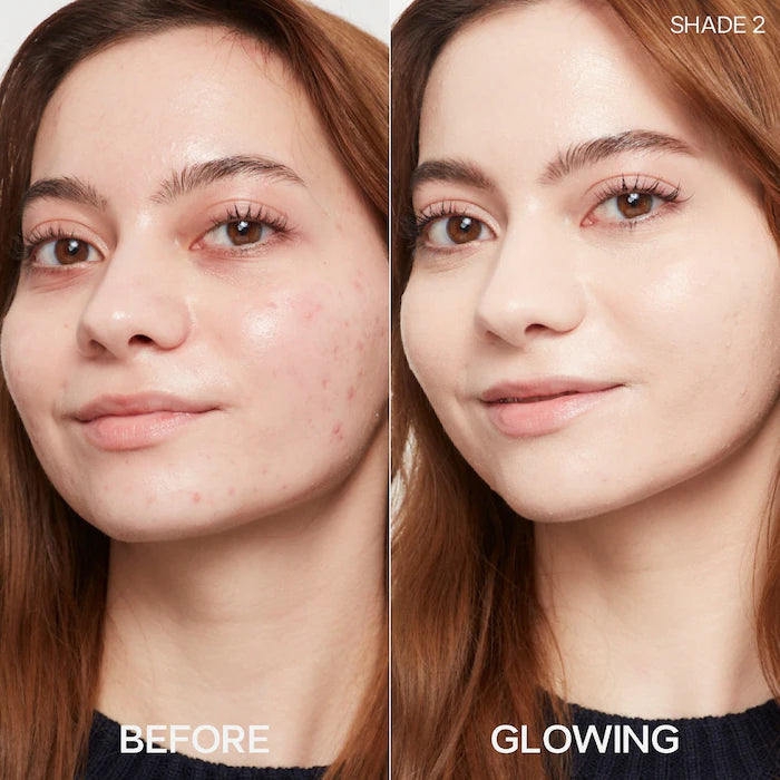 Saie Glowy Super Skin Tint Foundation with Hyaluronic Acid - 2 Very Light Warm Undertones