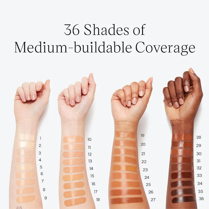 Saie Glowy Super Skin Tint Foundation with Hyaluronic Acid - 22 Medium/Tan Olive Undertones