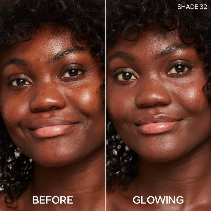 Saie Glowy Super Skin Tint Foundation with Hyaluronic Acid - 32 Deep Olive Undertones