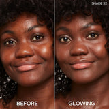 Saie Glowy Super Skin Tint Foundation with Hyaluronic Acid - 32 Deep Olive Undertones
