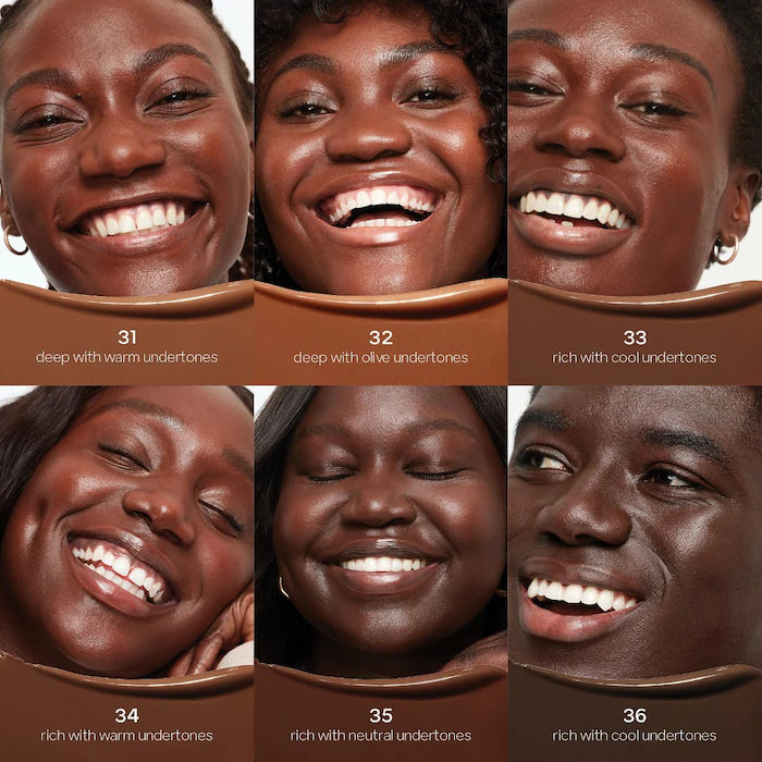 Saie Glowy Super Skin Tint Foundation with Hyaluronic Acid - 31 Deep Warm Undertones