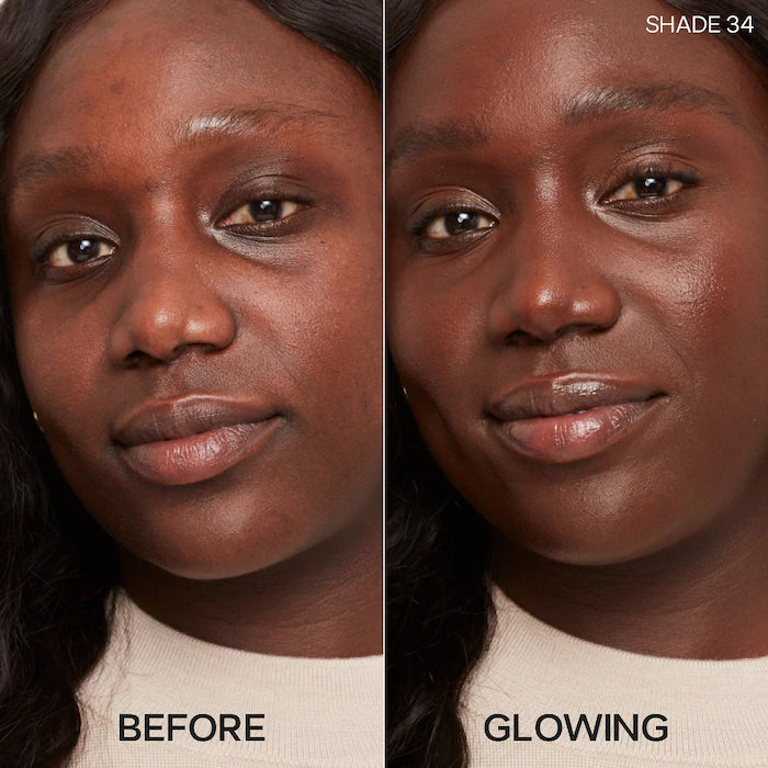 Saie Glowy Super Skin Tint Foundation with Hyaluronic Acid - 34 Rich Warm Undertones