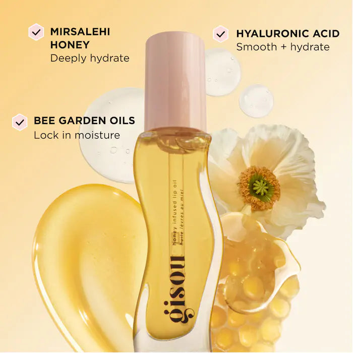 Gisou Honey Infused Hydrating Lip Oil - 8ml