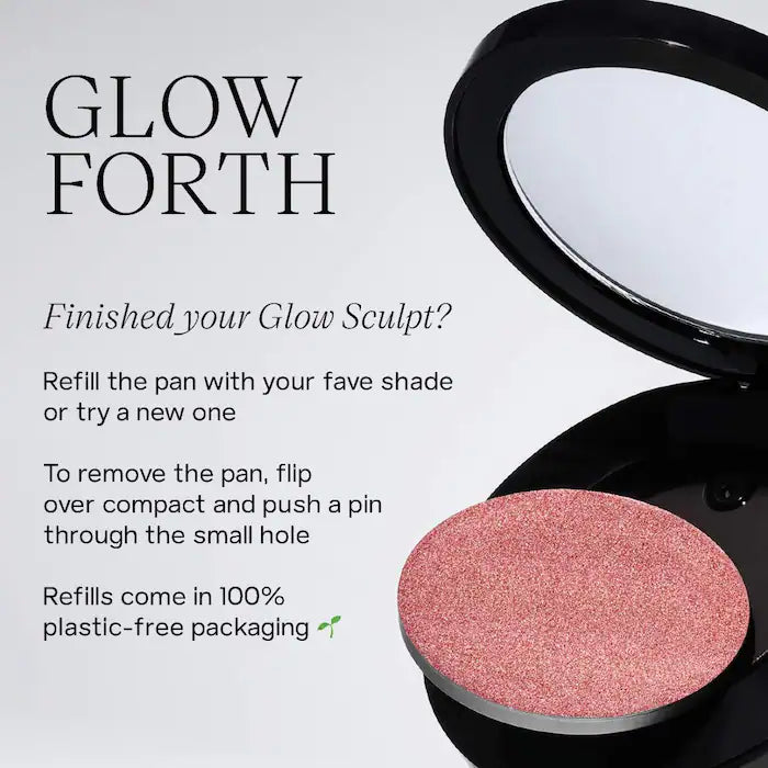 Saie Glow Sculpt - Multi-Use Cream Highlighting Blush - Peachglow