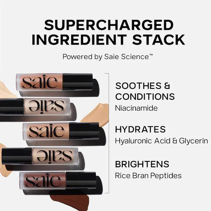 Saie Slip Tint Radiant All-Over Concealer with Niacinamide - 9 Light/Medium With Neutral Undertones