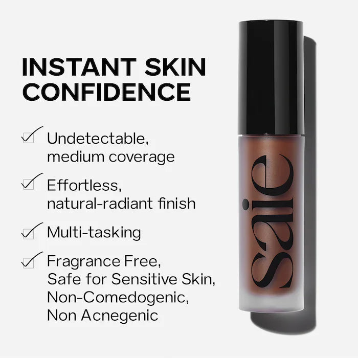 Saie Slip Tint Radiant All-Over Concealer with Niacinamide - 9 Light/Medium With Neutral Undertones