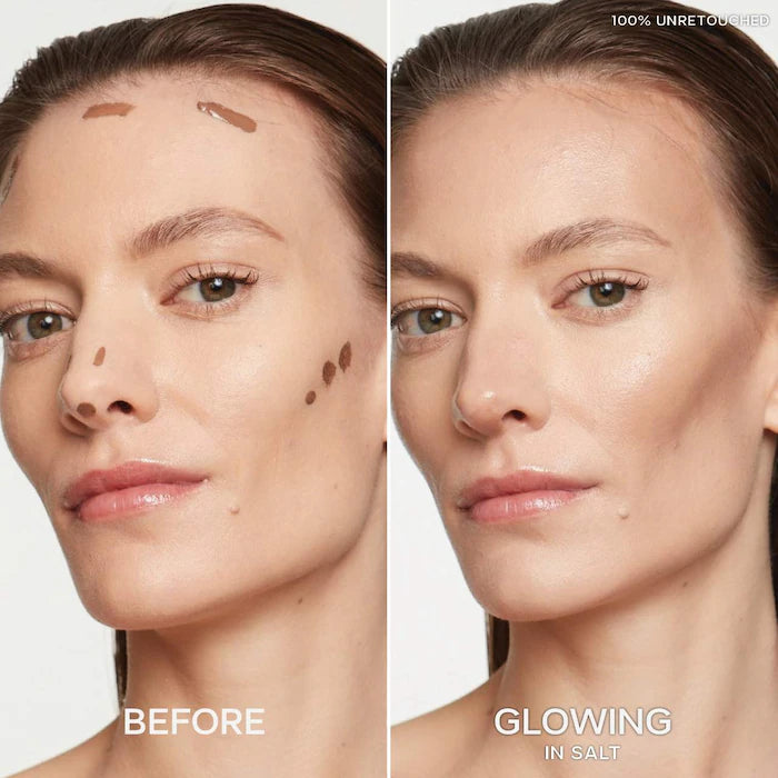 Saie Dew Bronze - Soft-Focus Effortless Liquid Bronzer - Salt
