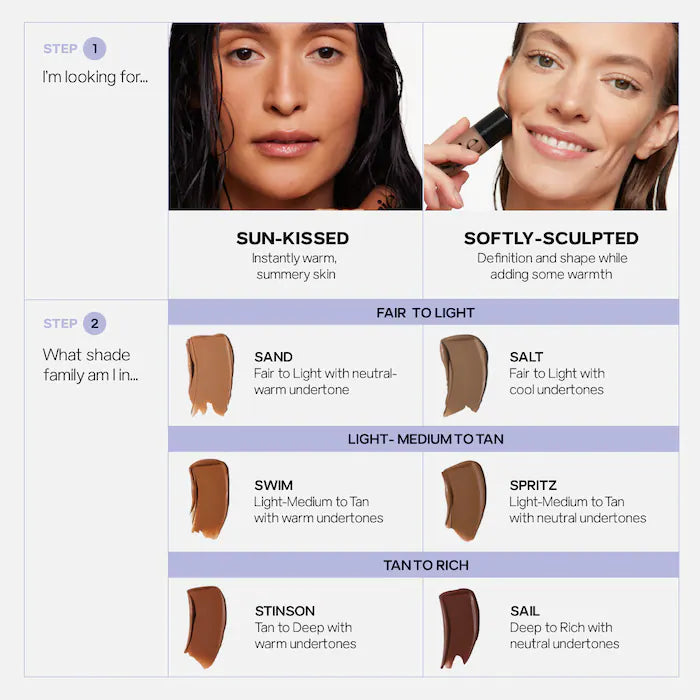 Saie Dew Bronze - Soft-Focus Effortless Liquid Bronzer - Sail