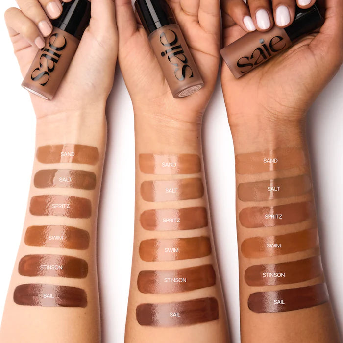 Saie Dew Bronze - Soft-Focus Effortless Liquid Bronzer - Sail