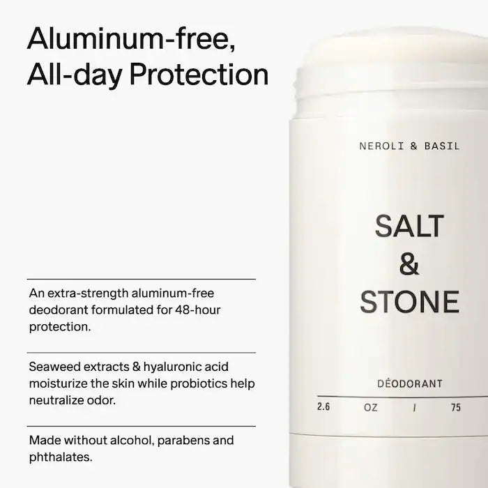 Salt and Stone Neroli & Basil Deodorant - 75 gr