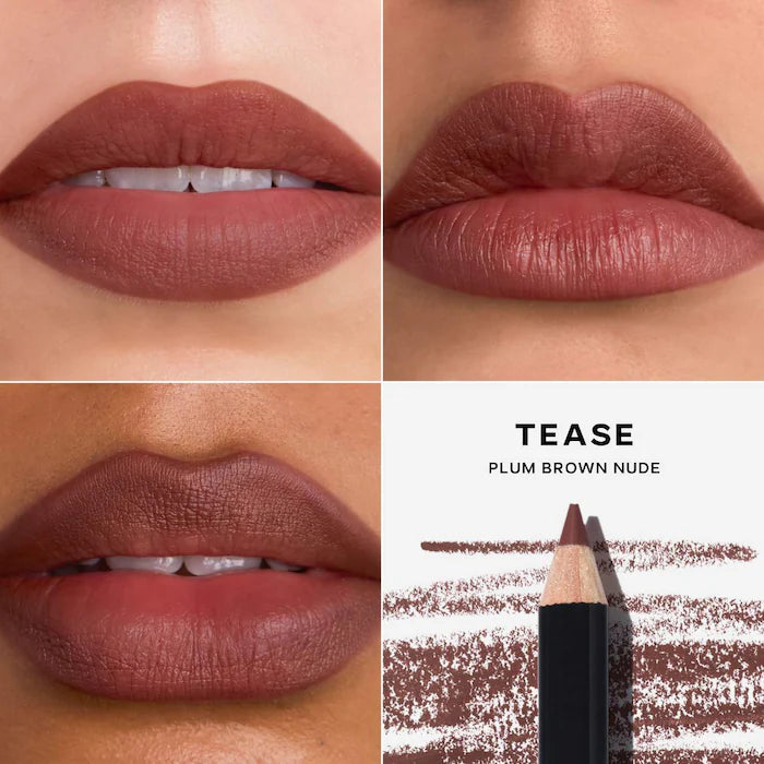 Saie Lip Liner 101 - Nourishing & Defining Lip Pencil - Tease