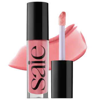 Saie Glossybounce High-Shine Hydrating Lip Gloss Oil - Disco