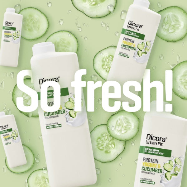 Dicora Urban Fit Protein Yogurt And Cucumber Shower Gel - 400ml