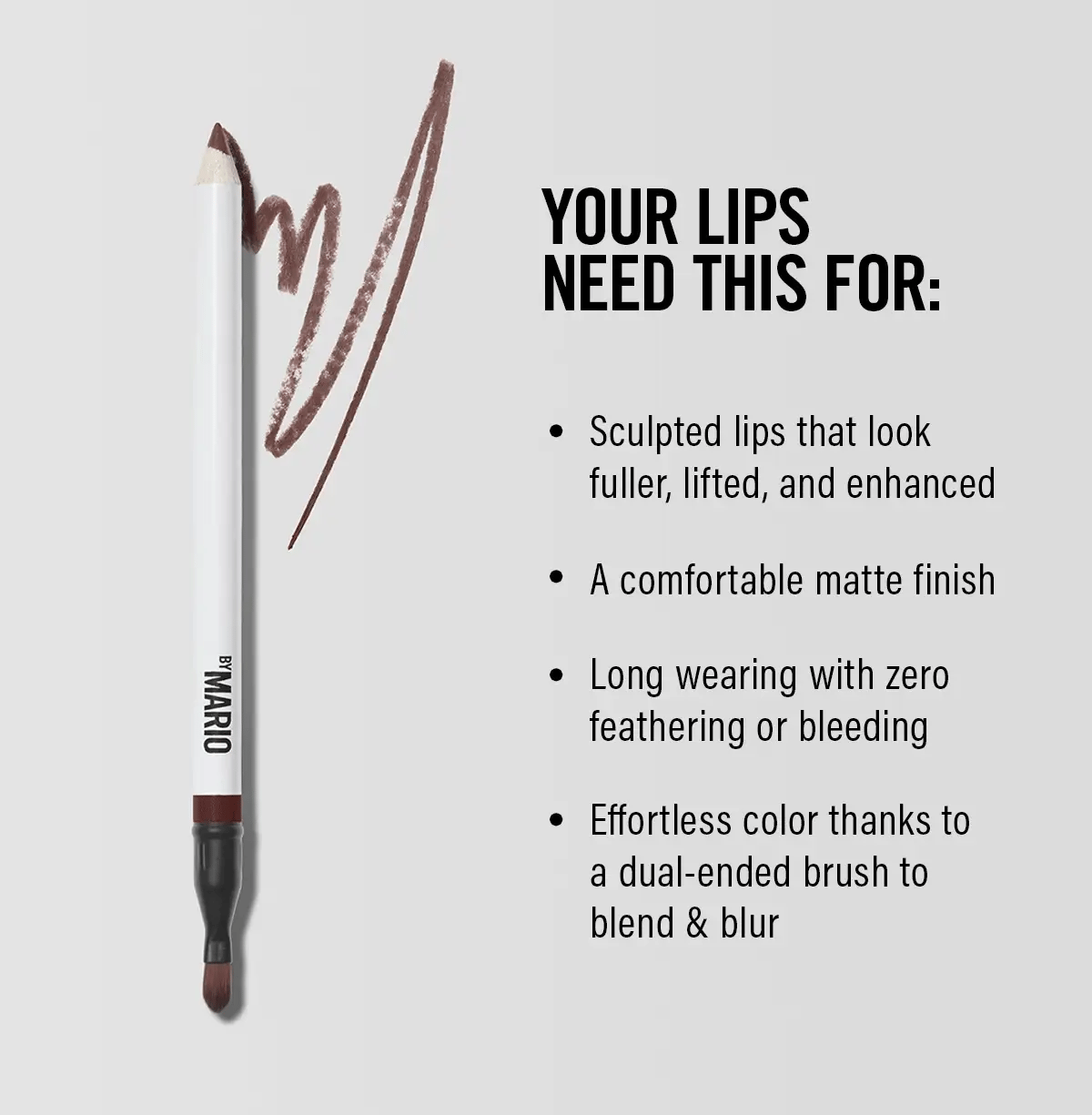Makeup By Mario Ultra Suede® Sculpting Lip Pencil - Spiced Chai