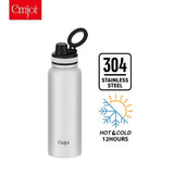 Emjoi MagSafe Stainless Steel Sport Bottle With MagSafe 900 ml - White